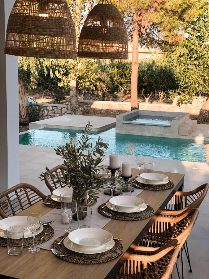 Luxury Villa Anemone With Private Pool 帕斯蒂达 外观 照片